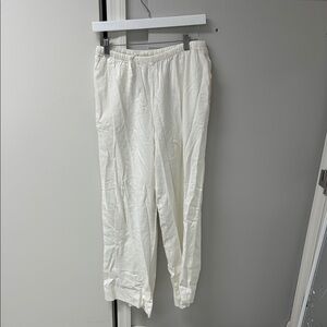 a new day white linen pants